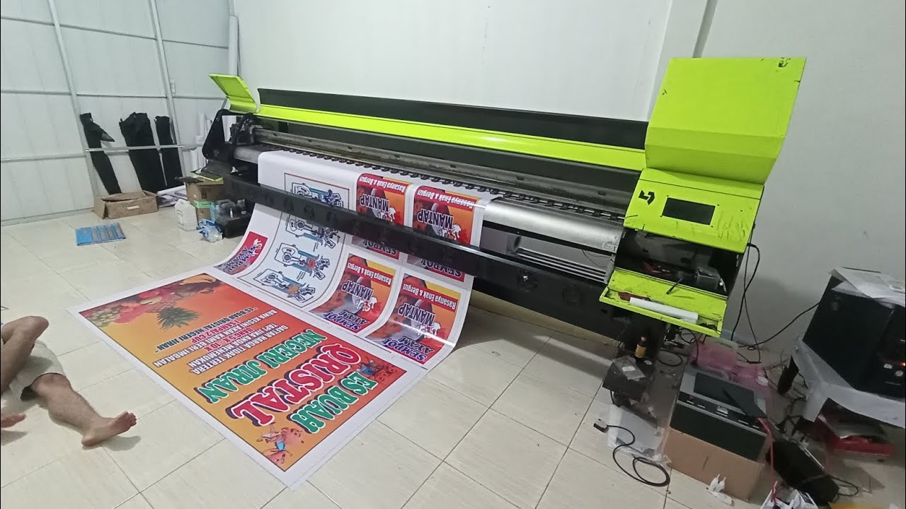 Cara Cetak Banner atau Spanduk, Mesin KM512 42 PL High, Software KEPC