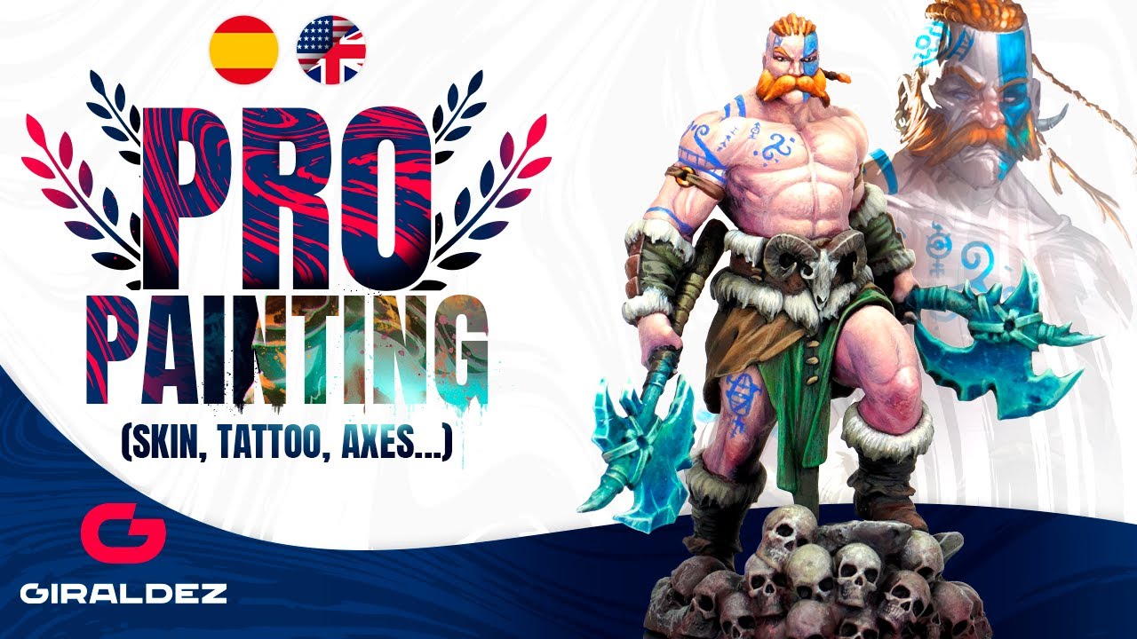How to paint SKIN, TATTOOS, AXES......🤯 / Como pintar PIEL, TATUAJES, HACHAS,......🤯