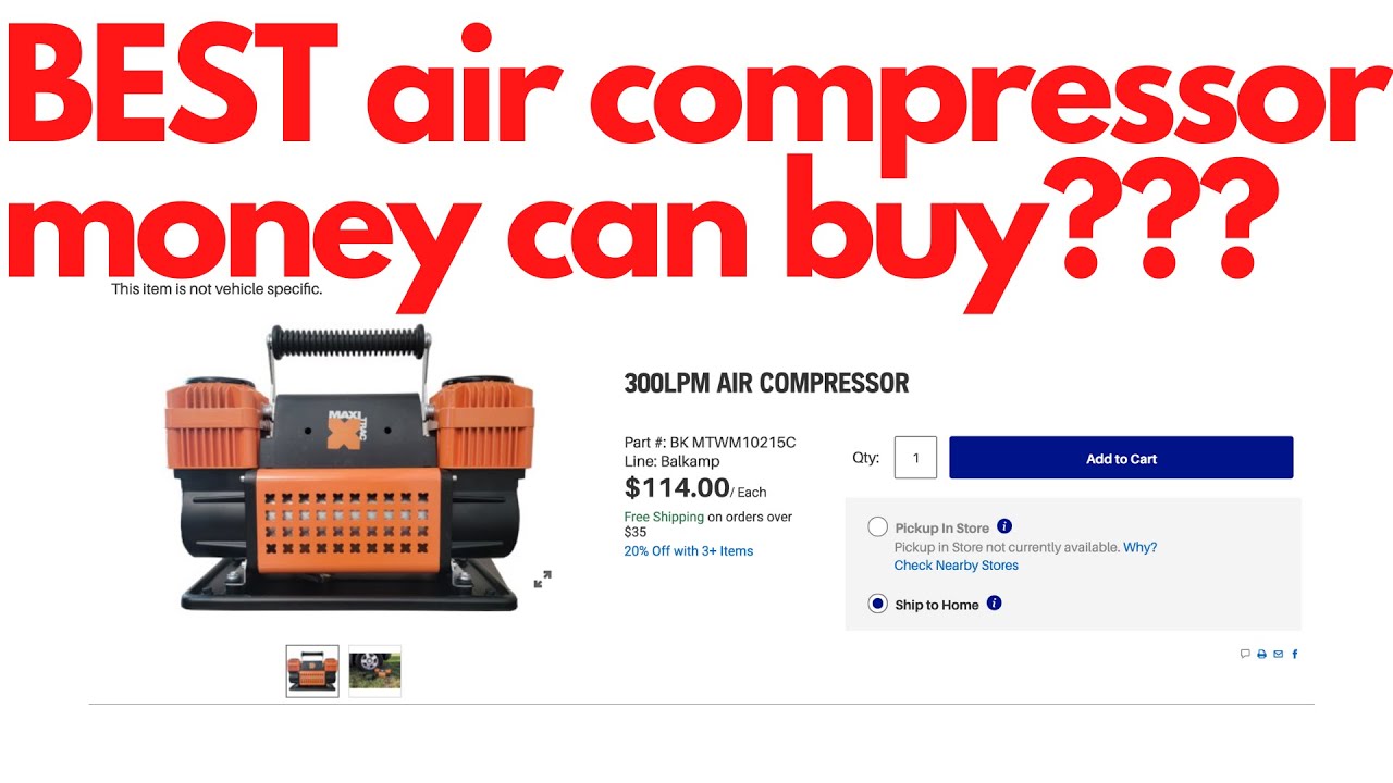 MAXI TRAC Air compressor overview