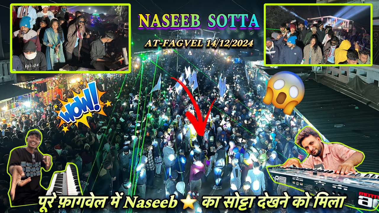 पूरे Fagvel में Naseeb Shotta का धमाका । Naseeb Star band At-Fagvel 14/12/2024 | Super fast tune 💕❤️
