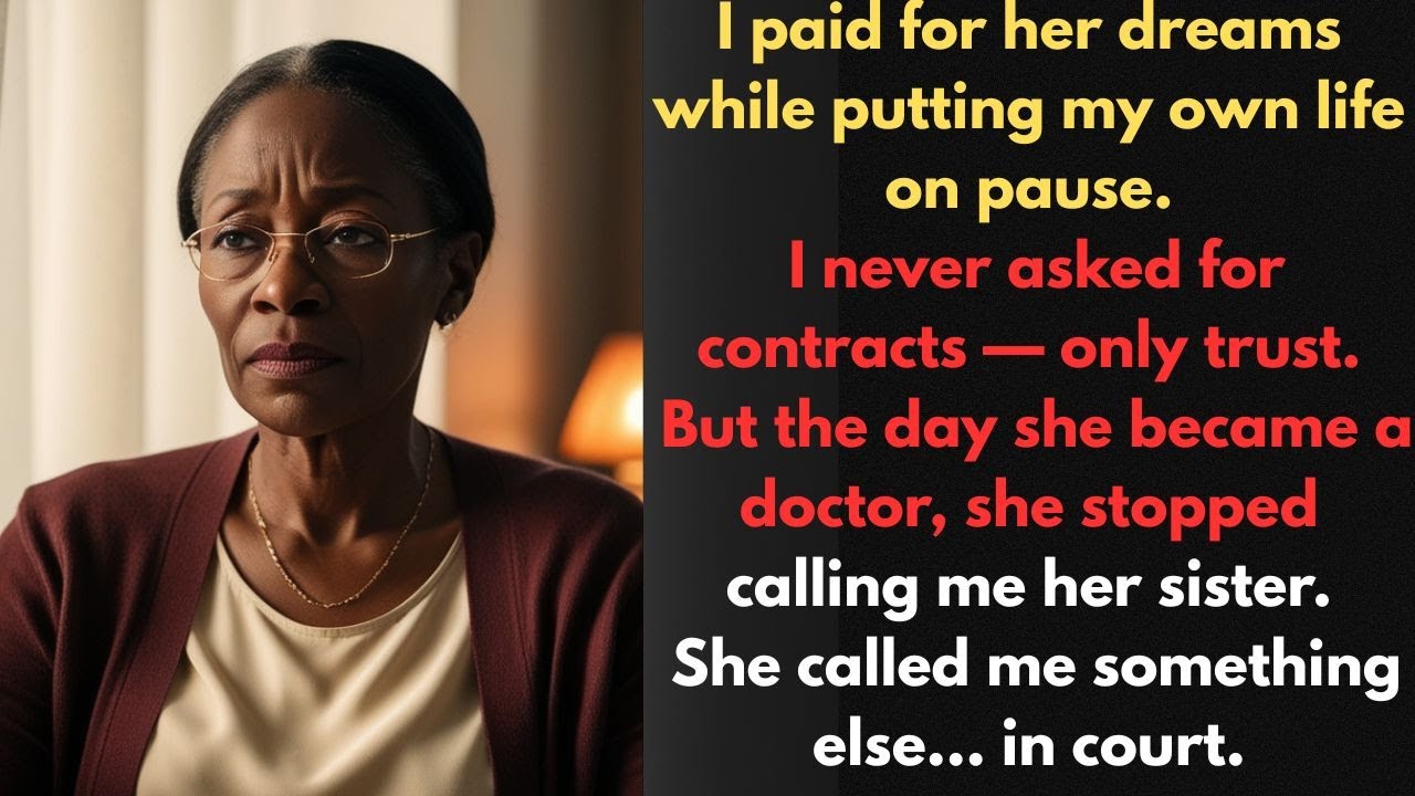 I Paid For My Sister's Medical Degree. When She Graduated, She Took Me To Court Over...