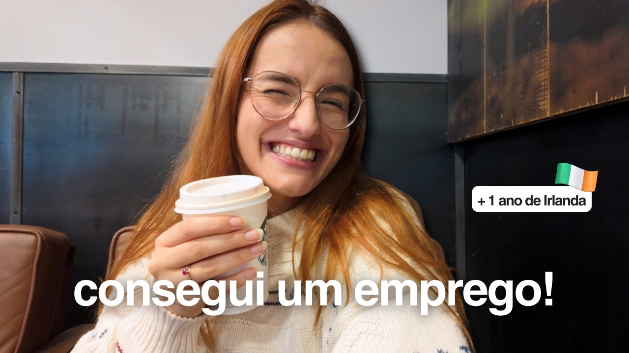 CONSEGUI UM EMPREGO EM DUBLIN! Comemoramos 1 ano de Irlanda em grande estilo 🇮🇪