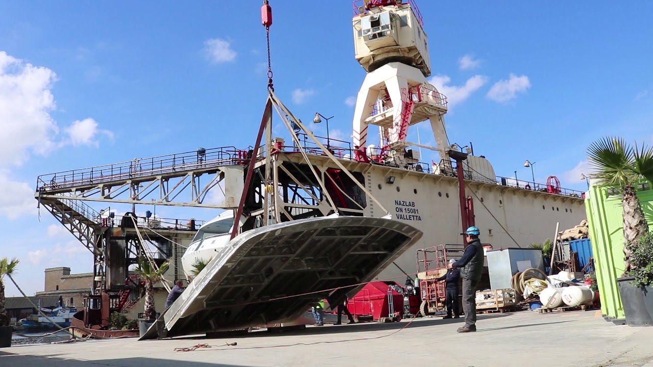 Another 60 meter Superyacht refit in our Melita Marine Group (Malta Yard).