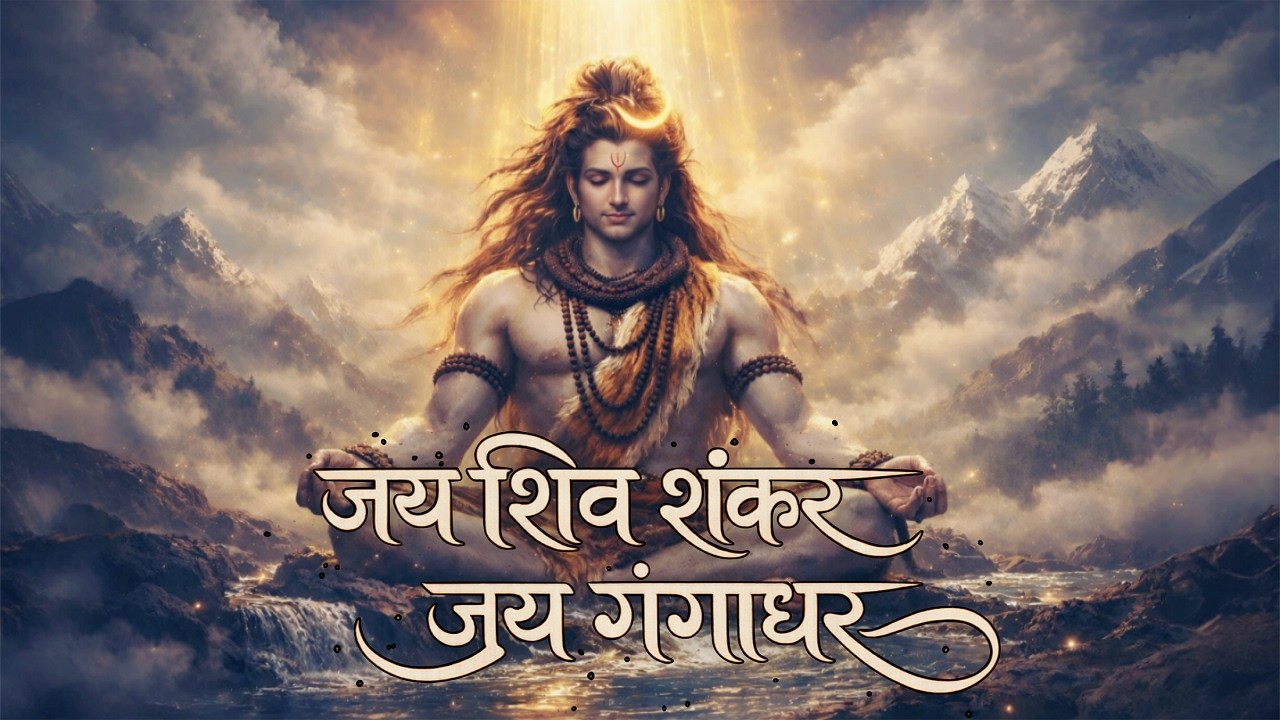 🔱 Peaceful Mahadev Bhajan - Jai ShivShankar Jai Gangadhar | जय शिवशंकर जय गंगाधर | Shiva Meditation