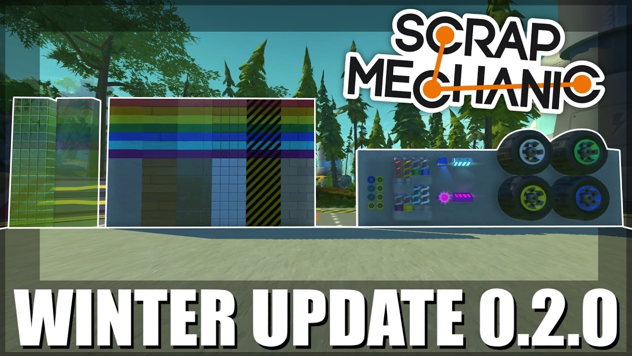 Scrap Mechanic Winter Update 0.2.0 - Engine, Textures, Dynamic Lighting and MORE!