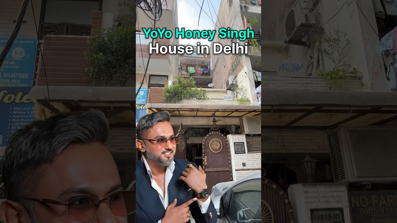 Honey Singh House in Delhi 😍 #shorts #honeysingh