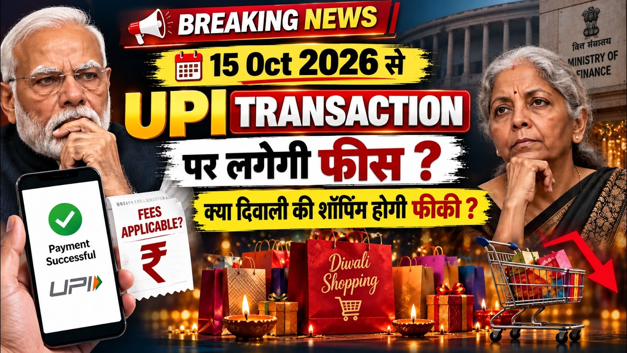 New UPI Rules 2026 | अब UPI पर लगेगा charge