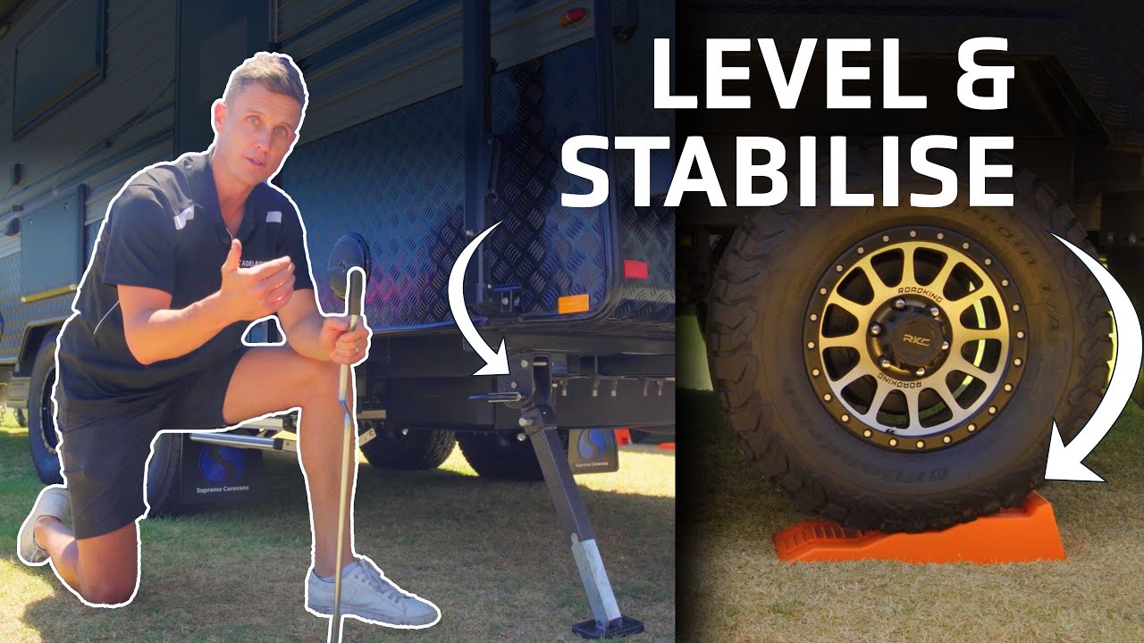 How LEVEL and STABILISE your CARAVAN | Adventure Ready