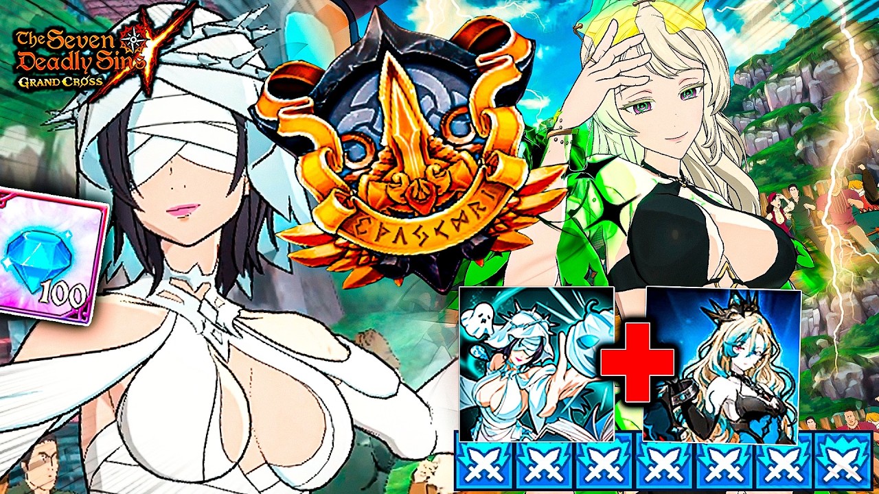 MERLIN HALLOWEEN DEBUFF METAA!!! 🔥 N°1 TÓXICO DÍA 2 EN CAOS PVP! 🙂 | Seven Deadly Sins: Grand Cross