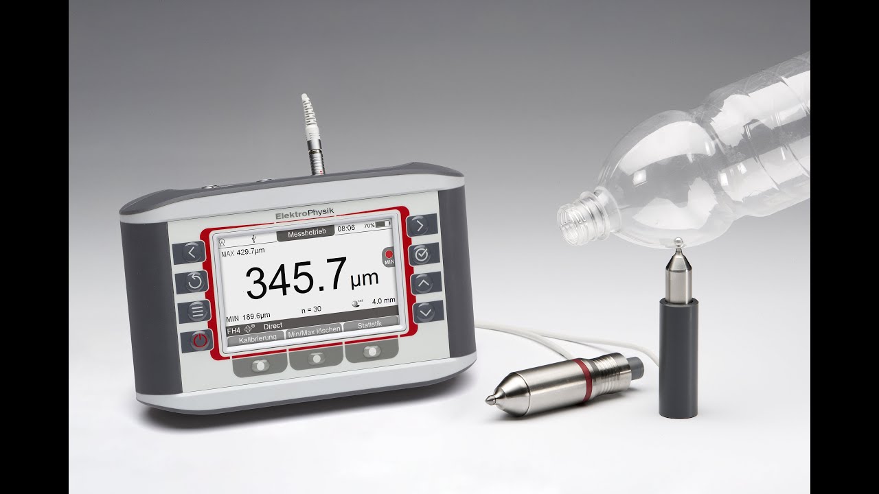 Precise wall thickness measurement: MiniTest FH