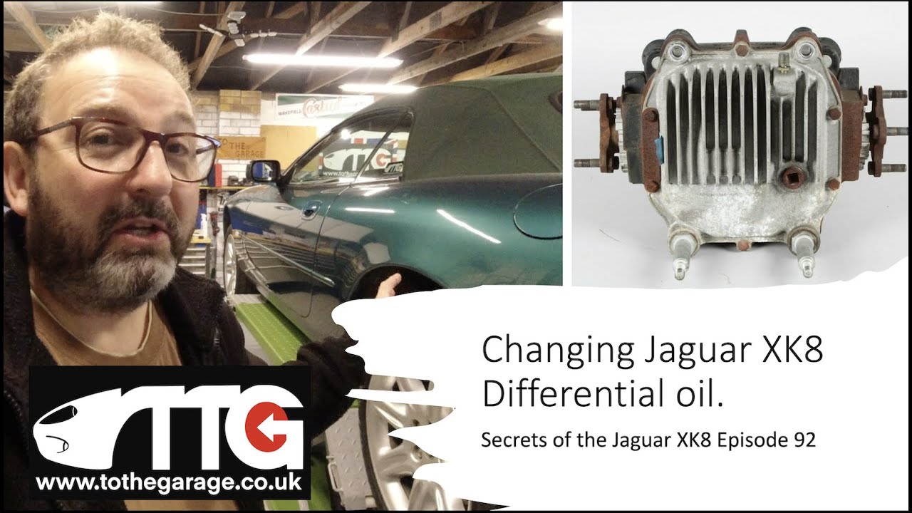 Secrets of the Jaguar XK8 XKR episode 92   How to change the differential oil.