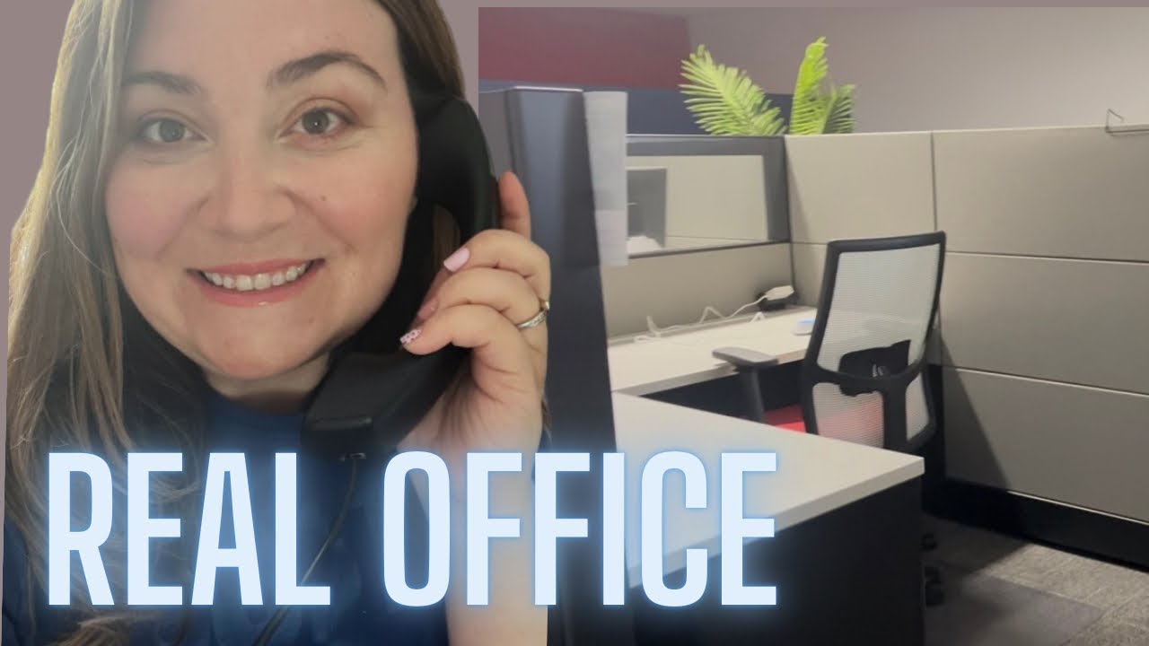 Real Office Cubicle ASMR | Phone Ringing, Talking, and Typing Sounds | Realistic & Relaxing Roleplay