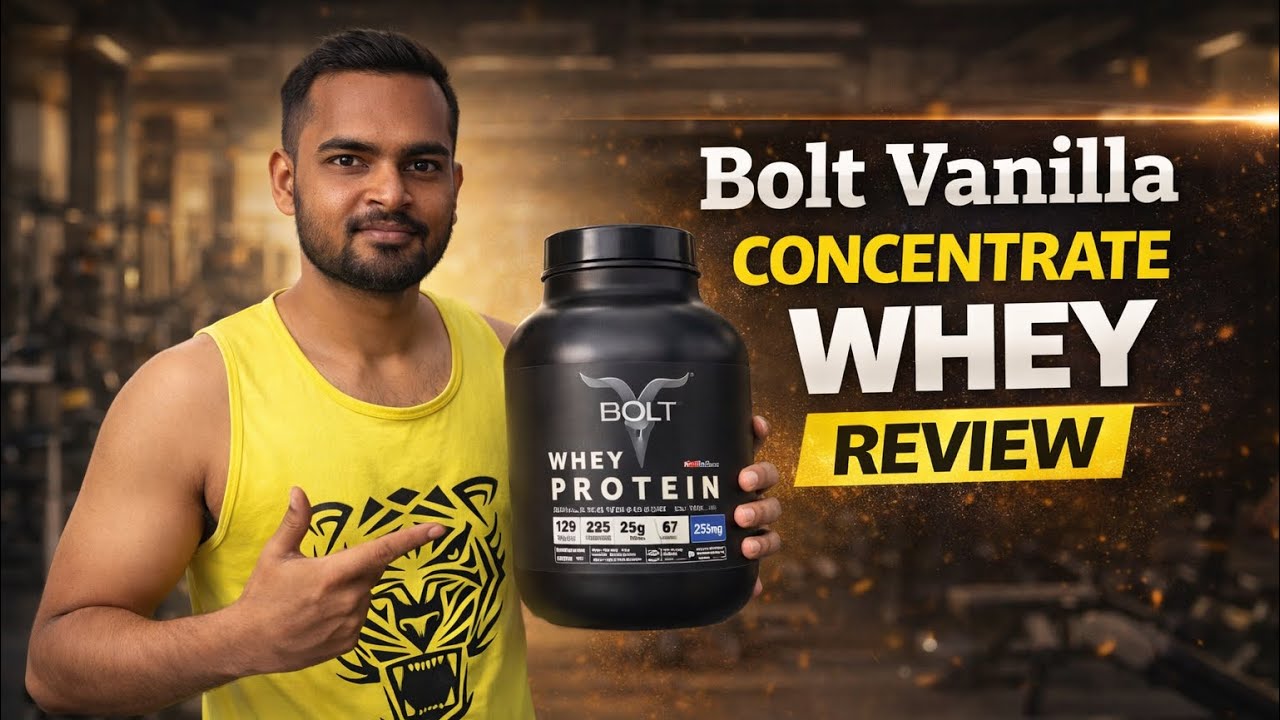 👉 Bolt Concentrate Whey Protein Vanilla Review | Taste, Mixability & Bloating 🔥