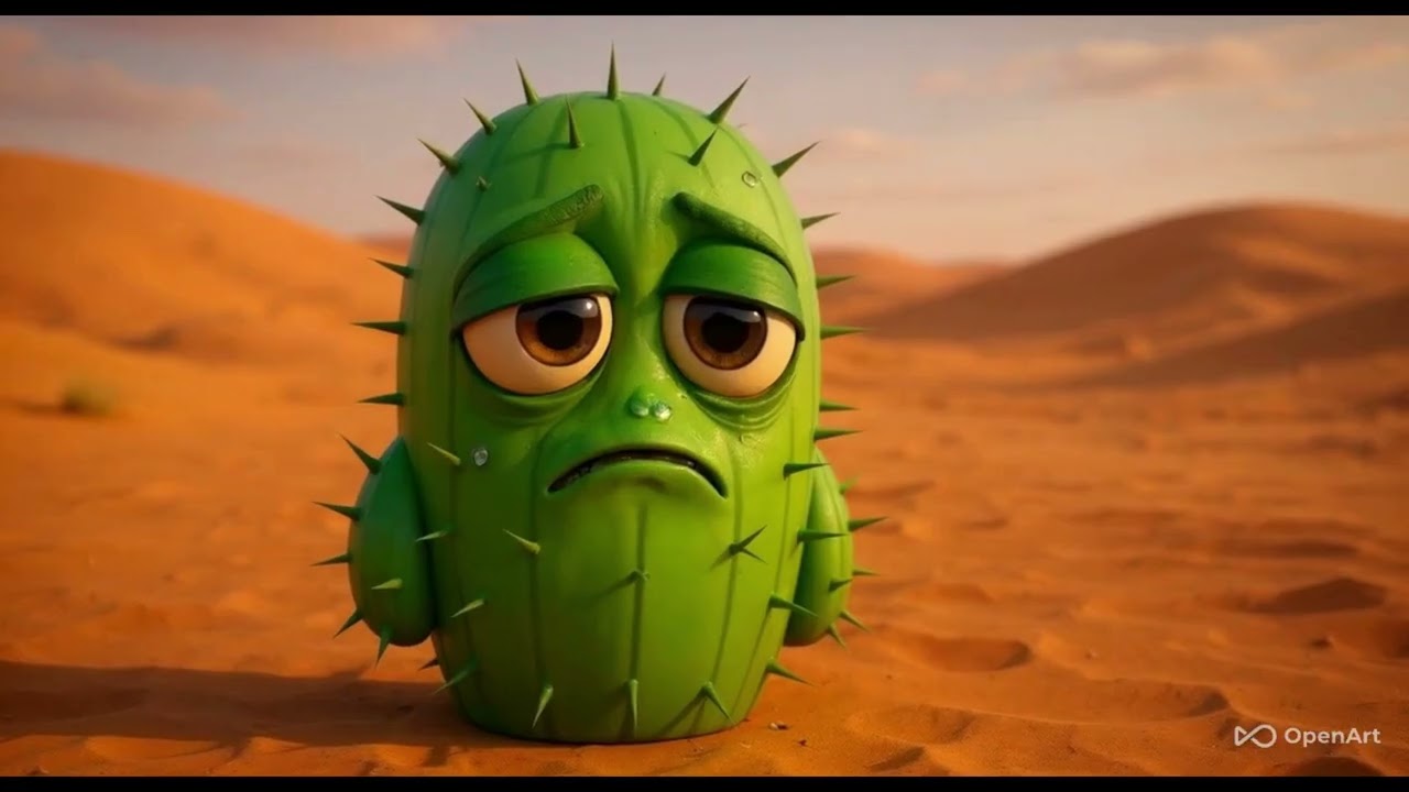 "🌵 Spike the Cactus: Surviving the Desert Drought and Dealing with Rude Tumbleweeds 