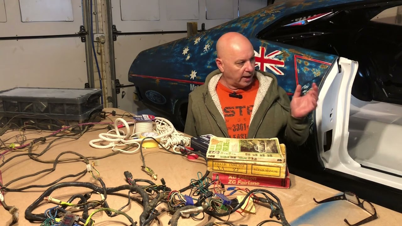 Tex’s Retro XA Hardtop build…EPS 22…wiring harness and dash