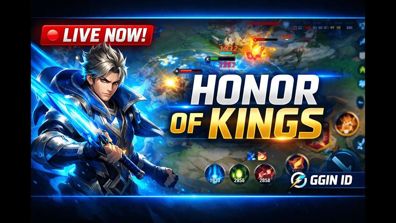 🔴 LIVE! Push Rank Honor Of Kings Bareng GGIN ID 🔥