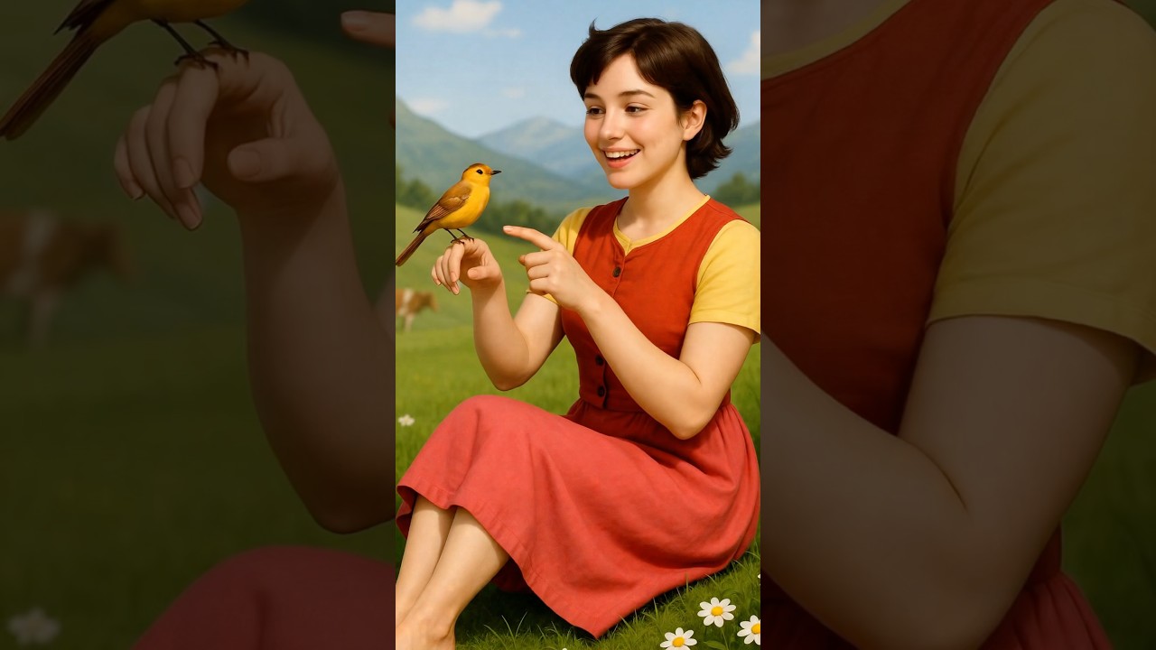 Heidi, Girl of the Alps in real 💖: I want to stay with Grandfather in the mountains forever! 