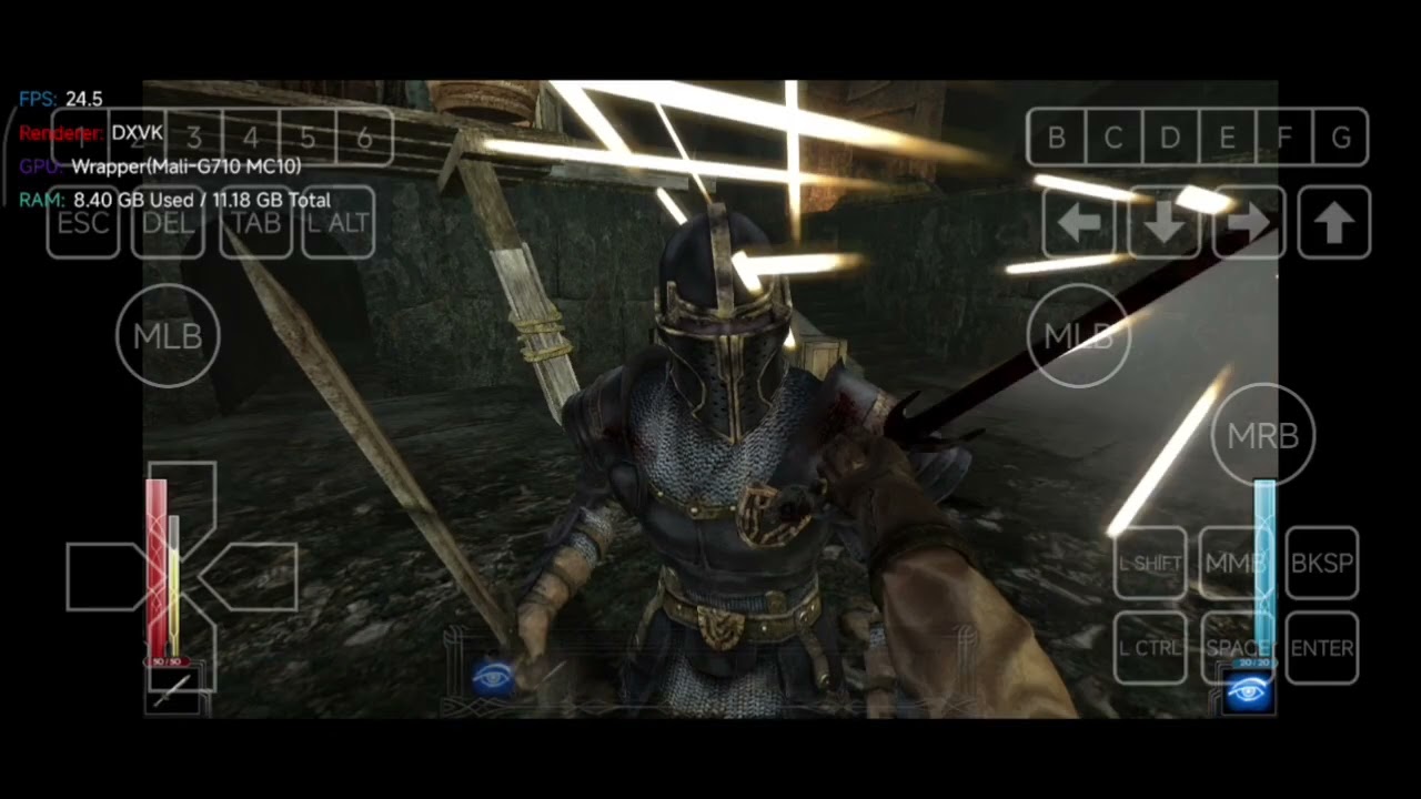 Winlator Bionic 2.8 Dark Messiah Mali GPU