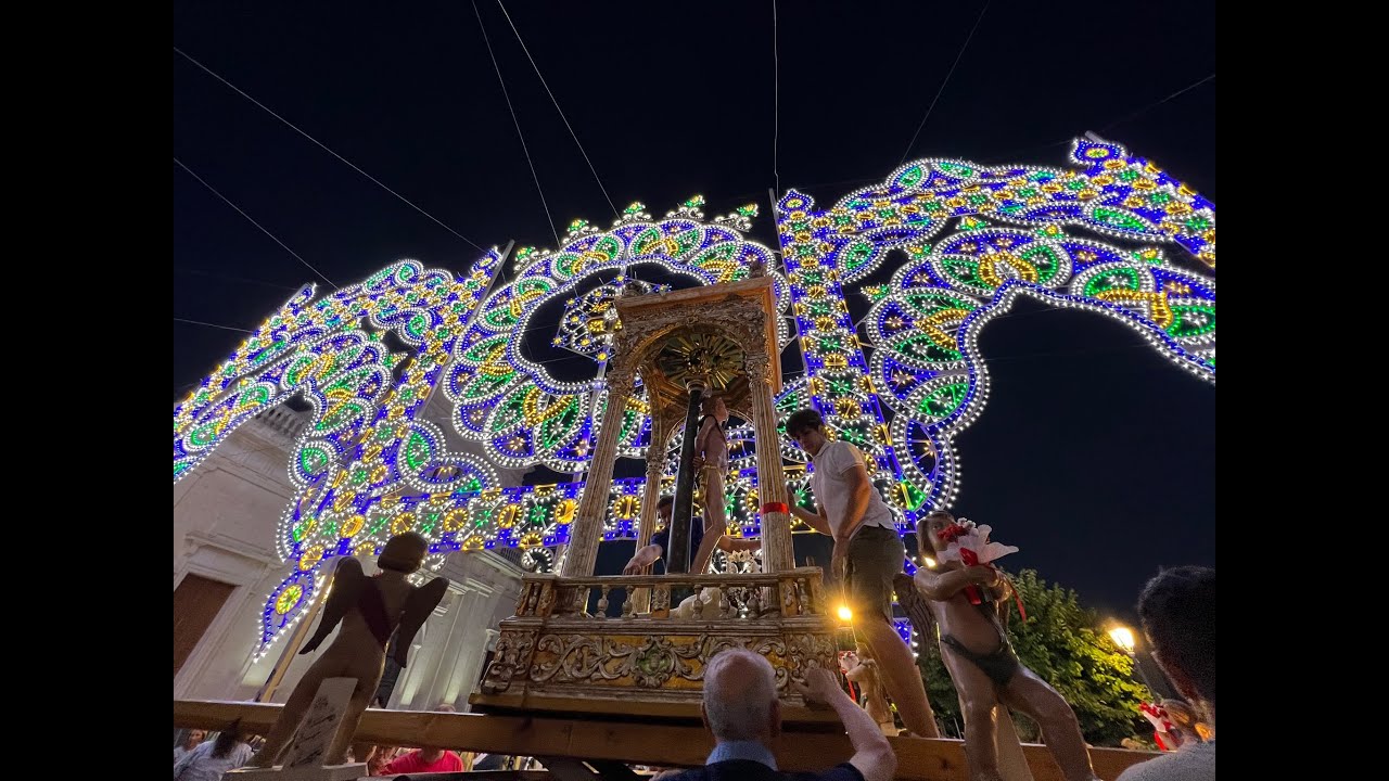 San Sebastiano Protettore di Cassaro(Sr),la festa della sera 30 luglio 2023