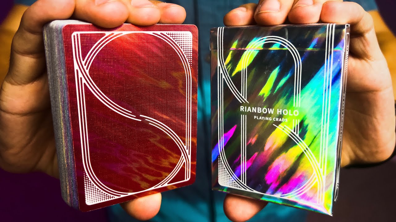 Rainbow Holo Playing Cards Deck Review!