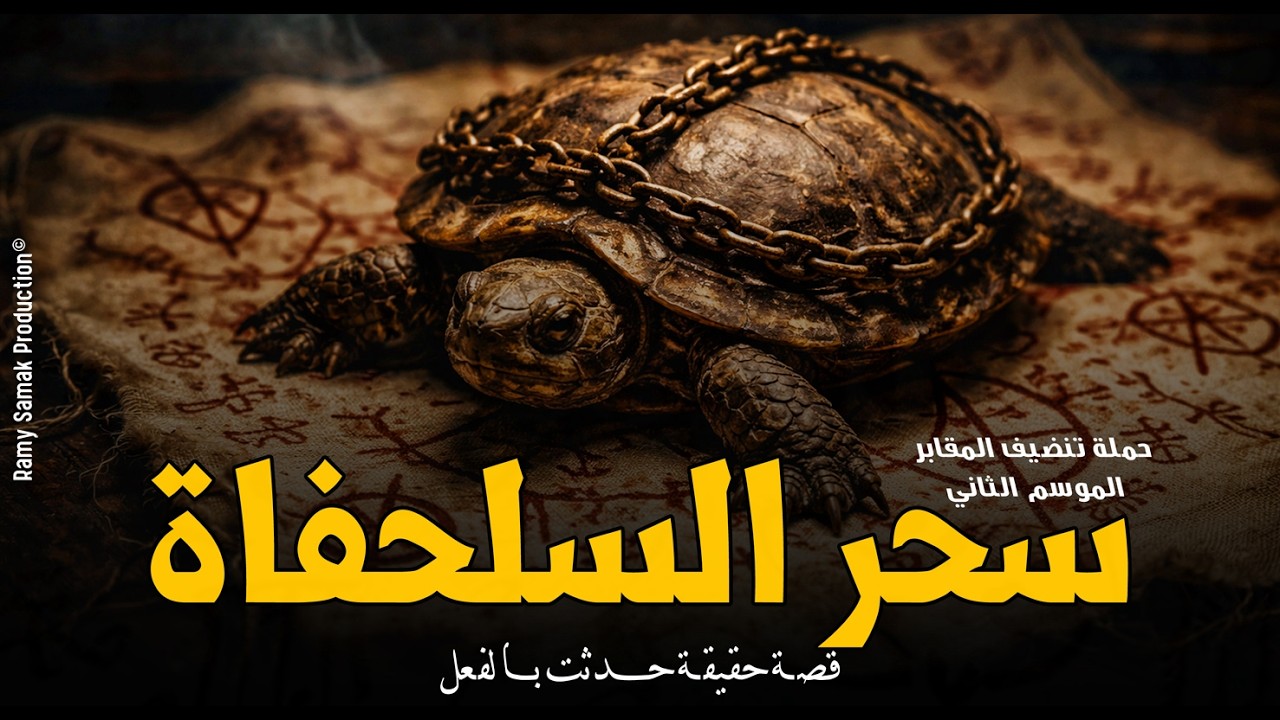 سحر مدفون في المقابر معمول على سلحفاة حية يسبب الموت البطئ والفاعل! تنضيف المقابر | رعب رامي سمك