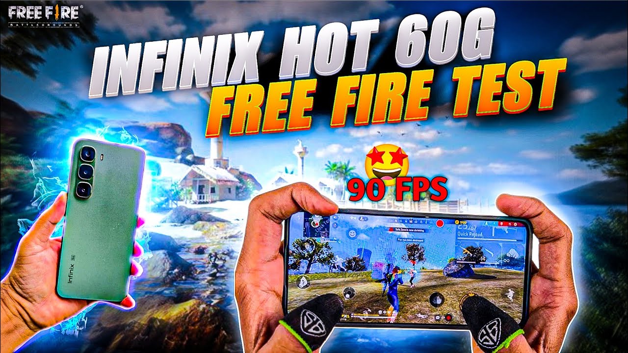 Infinix Hot 60 5g  Free Fire Test // Infinix Hot 60 Gaming Test // Infinix Hot 60 Gameplay test