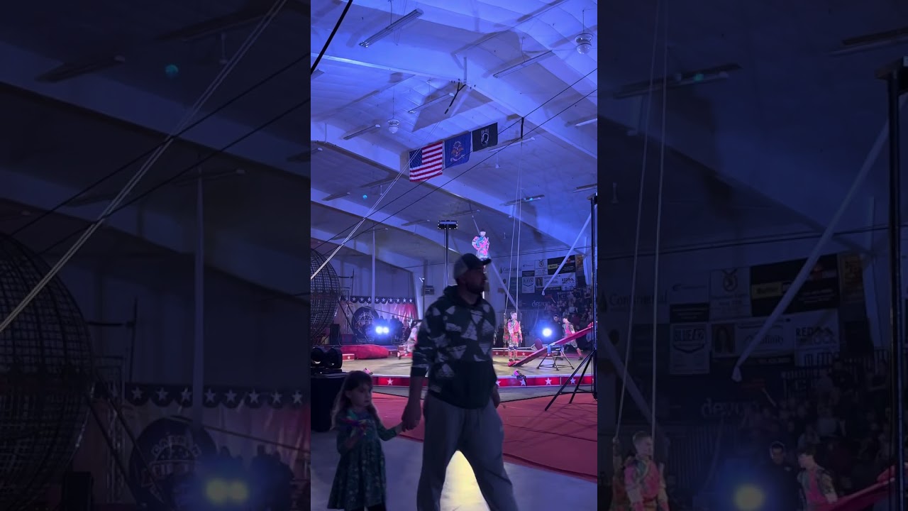 CIRCUS at Dickinson ND Pt2 / The Amazing Mongolian Aerial Acrobatics