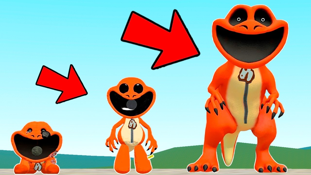 NEW EVOLUTION OF SMILING CRITTERS ROWDY REX POPPY PLAYTIME CHAPTER 5 In Garry's Mod!