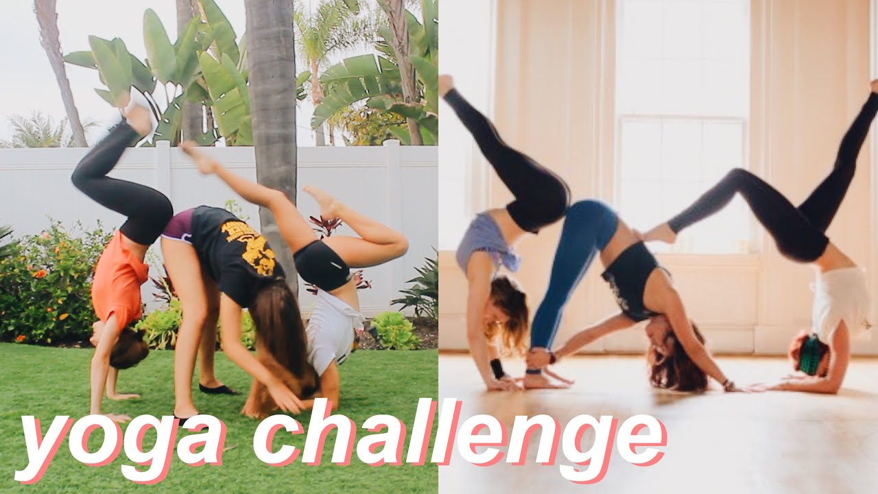HILARIOUS YOGA CHALLENGE!! *extreme* // misskatie