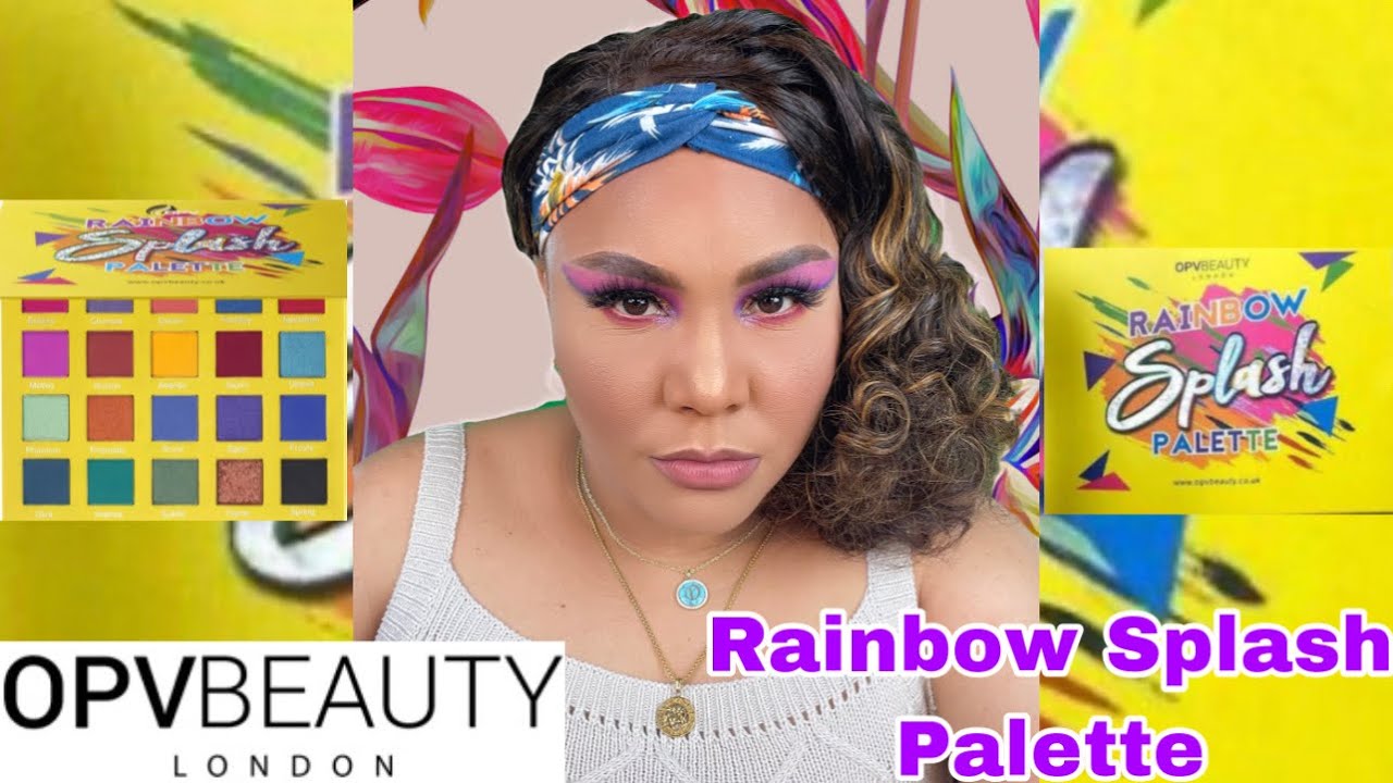 SPRING MAKEUP LOOKS 2021. USING OPV RAINBOW SPLASH PALETTE