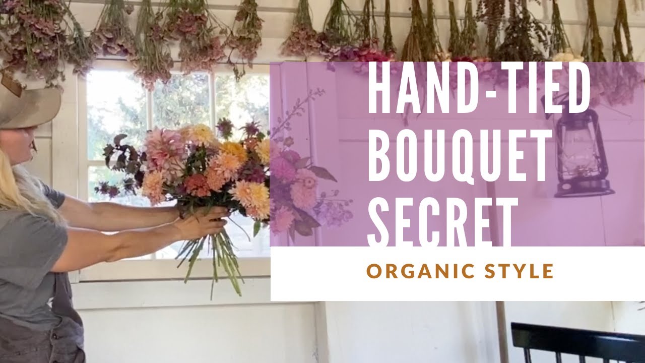 Make a hand-tied bouquet!