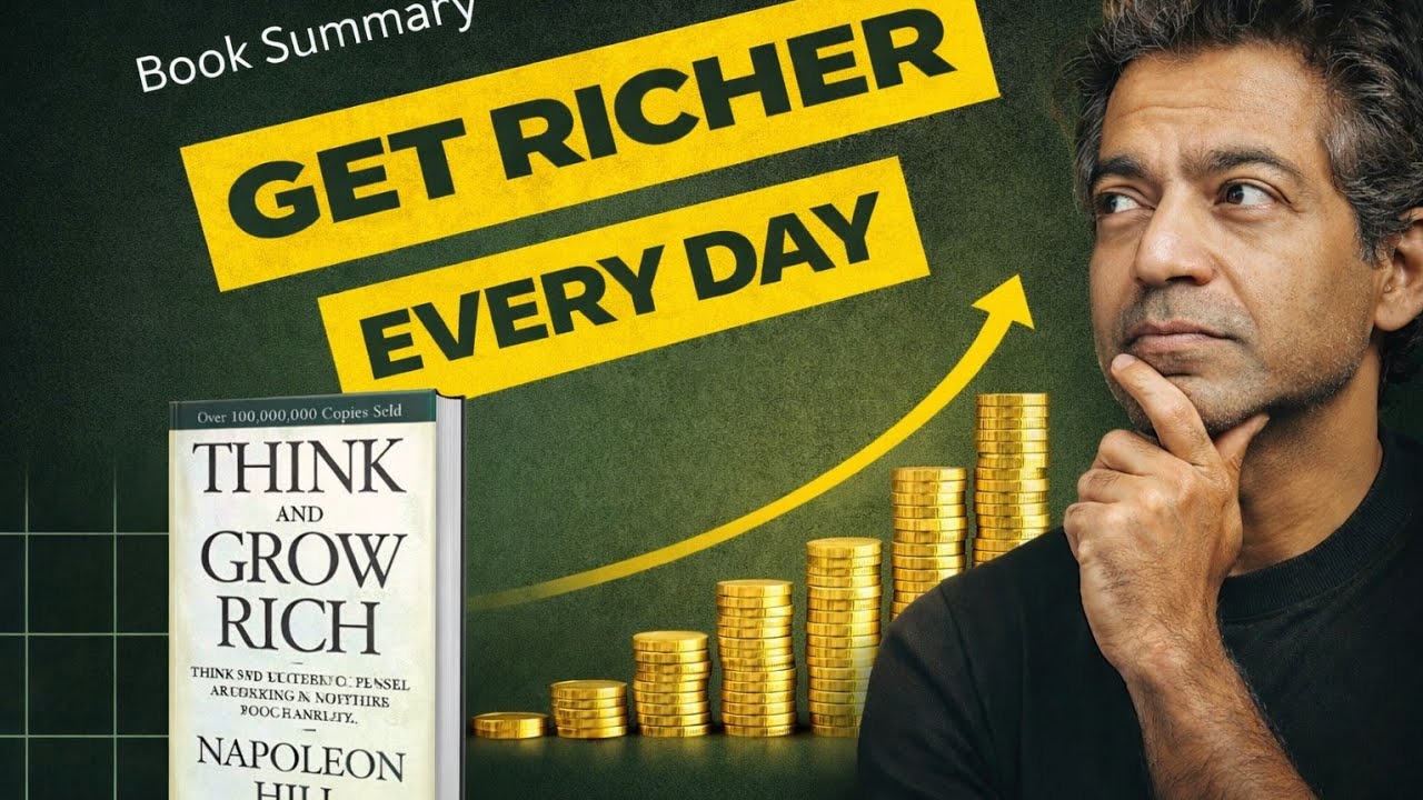 Think and Grow Rich  | 13 Laws of Success Explained| Full English Summary by RudraBookTalks 