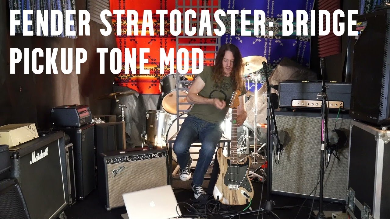 Fender Stratocaster Bridge Tone Pot Mod. Tone Control For Bridge Pickup.