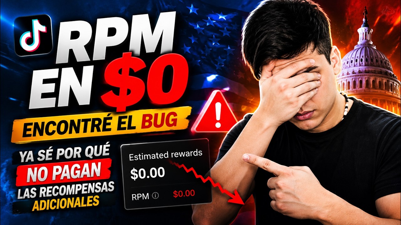 🚨 Descubr&iacute; por qu&eacute; tu RPM est&aacute; en $0 y TikTok no paga las recompensas adicionales  | CREATOR REWARDS