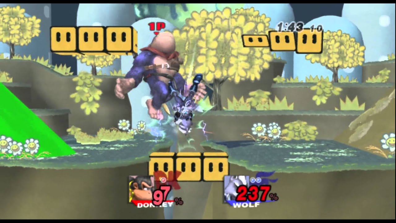 【SSBB TAS】Donkey vs Wolf