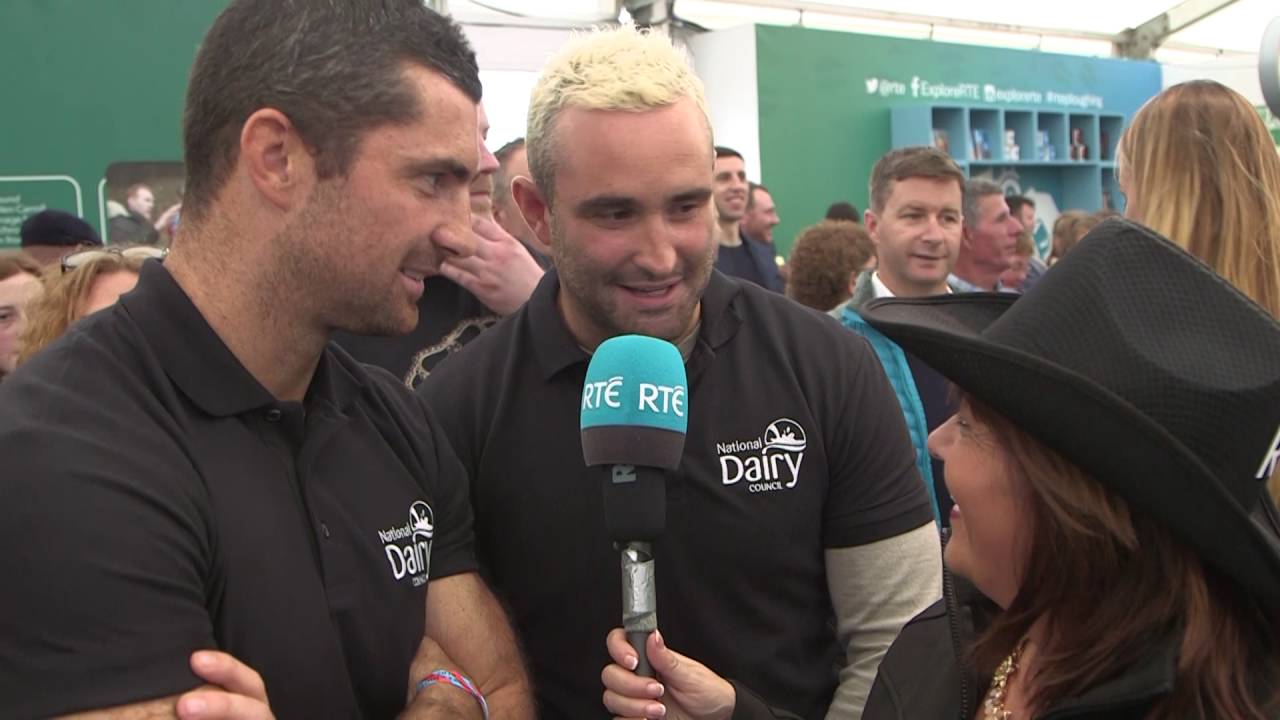 Brenda meets Dave and Rob Kearney | RT&Eacute; at the National Ploughing Championships 2016