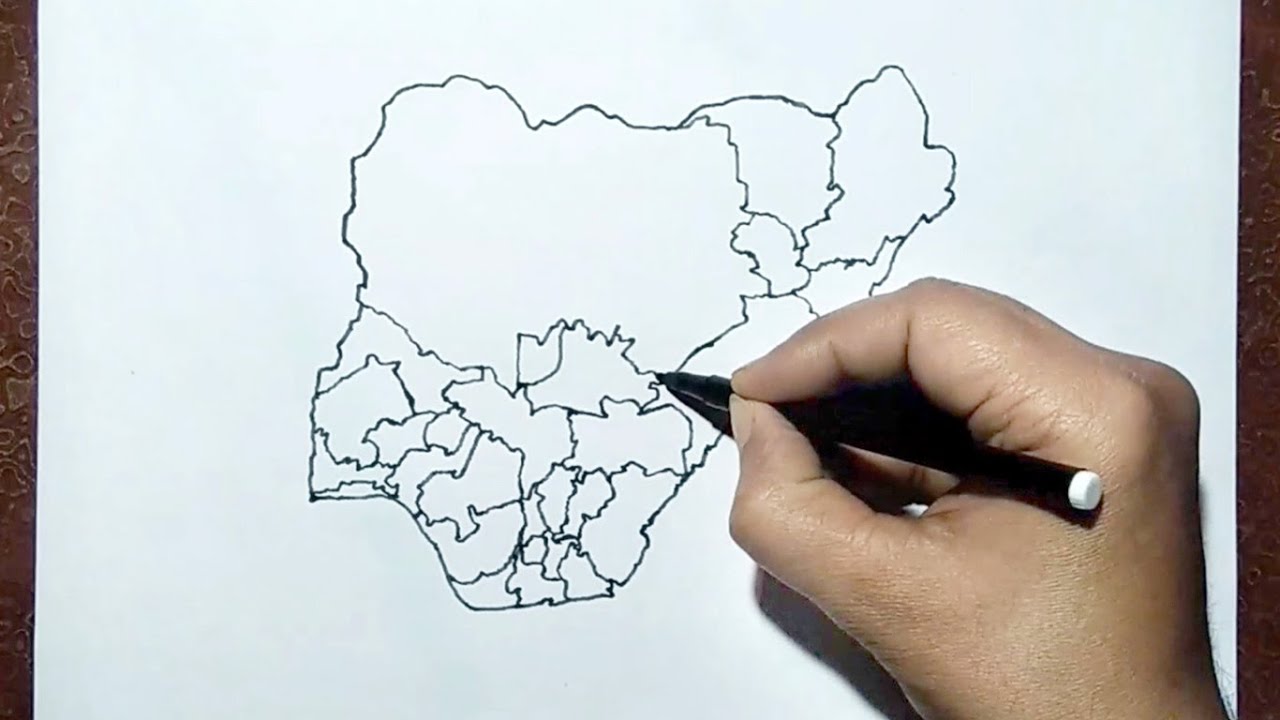How to draw Nigeria map with provinces