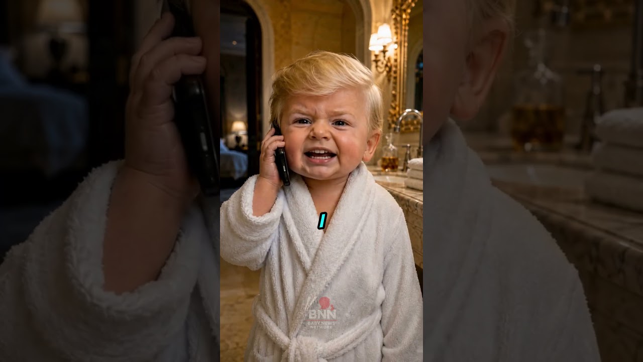 Baby Trump Accidentally Likes Kamala's Photo 😂