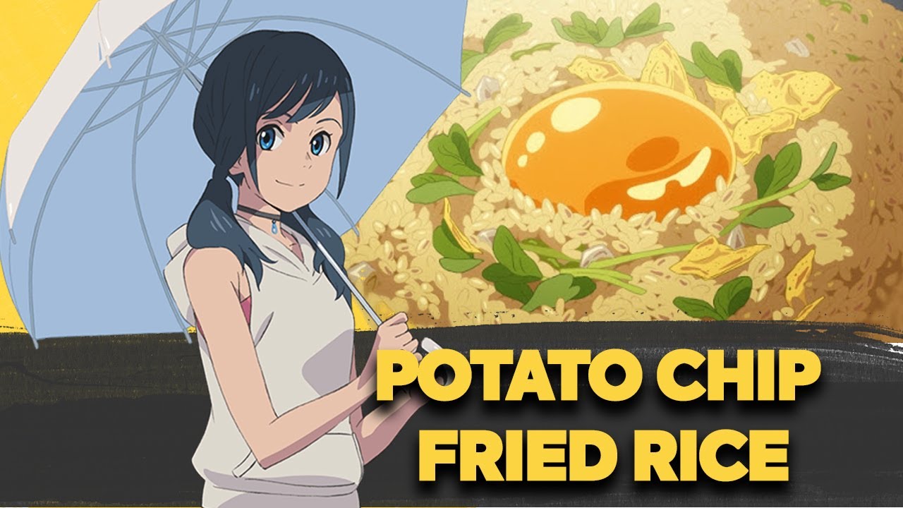 Hina's Potato Chip Fried Rice | From Weathering With You / Tenki no Ko