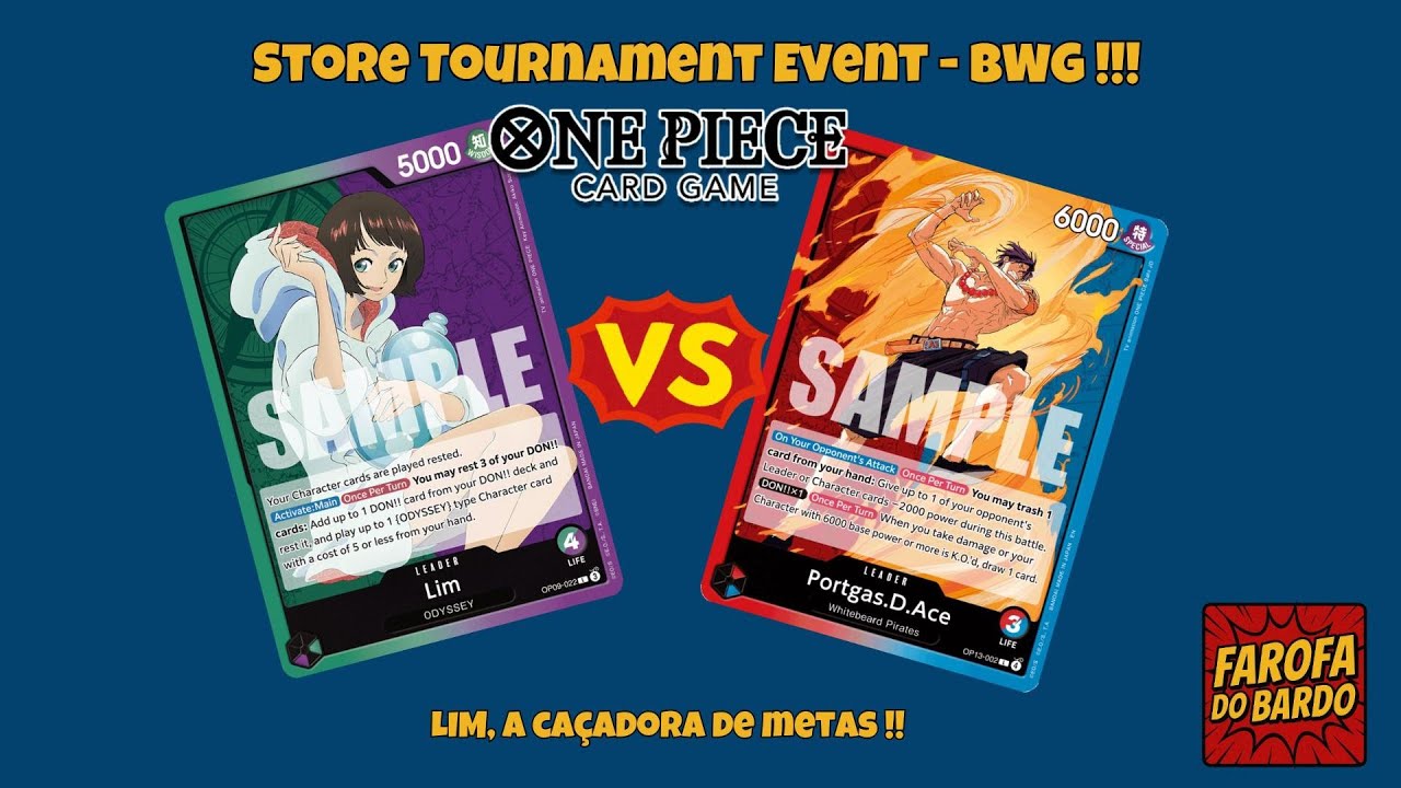STORE TOURNAMENT EVENT - BWG - Lim x Ace - GAMEPLAY OP13