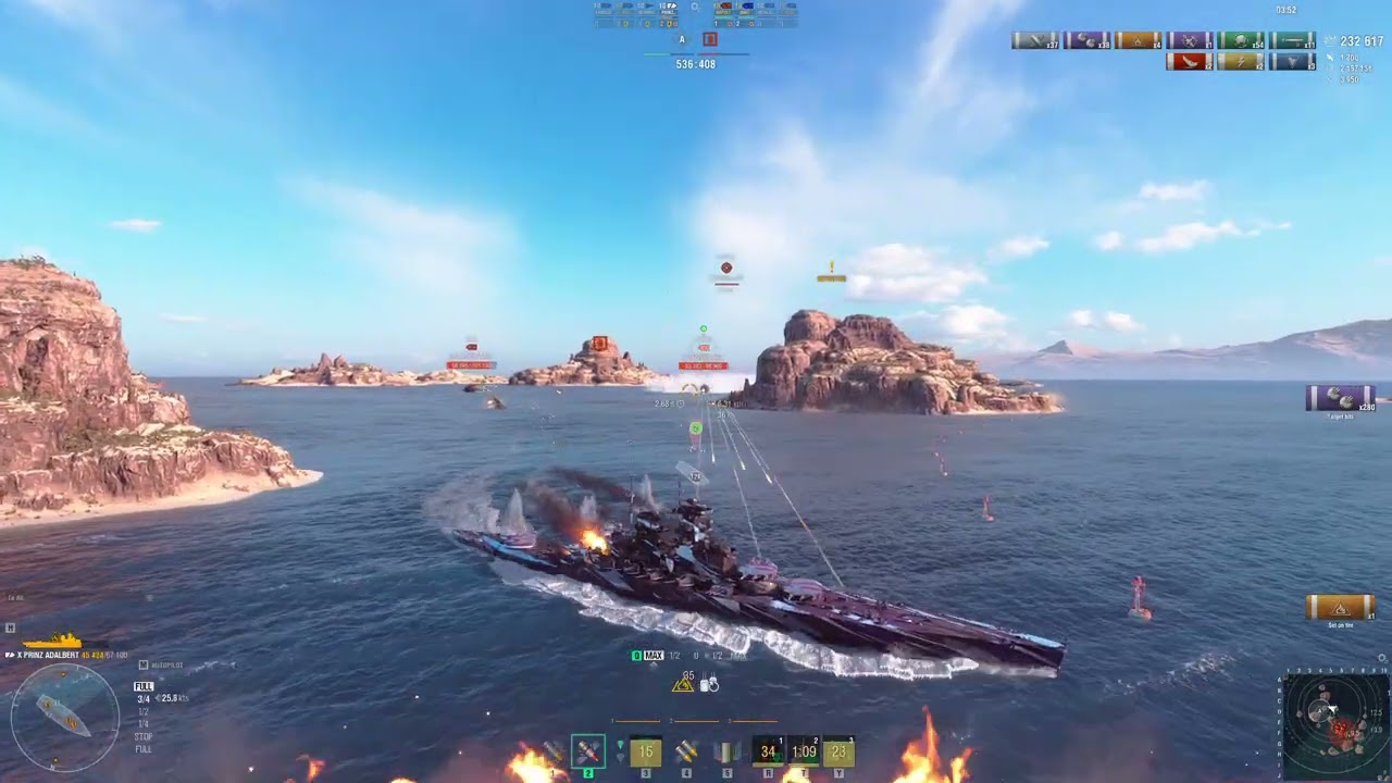 PRINZ ADALBERT WORLD RECORD GAME OVER 500K DAMAGE IN ONE MATCH
