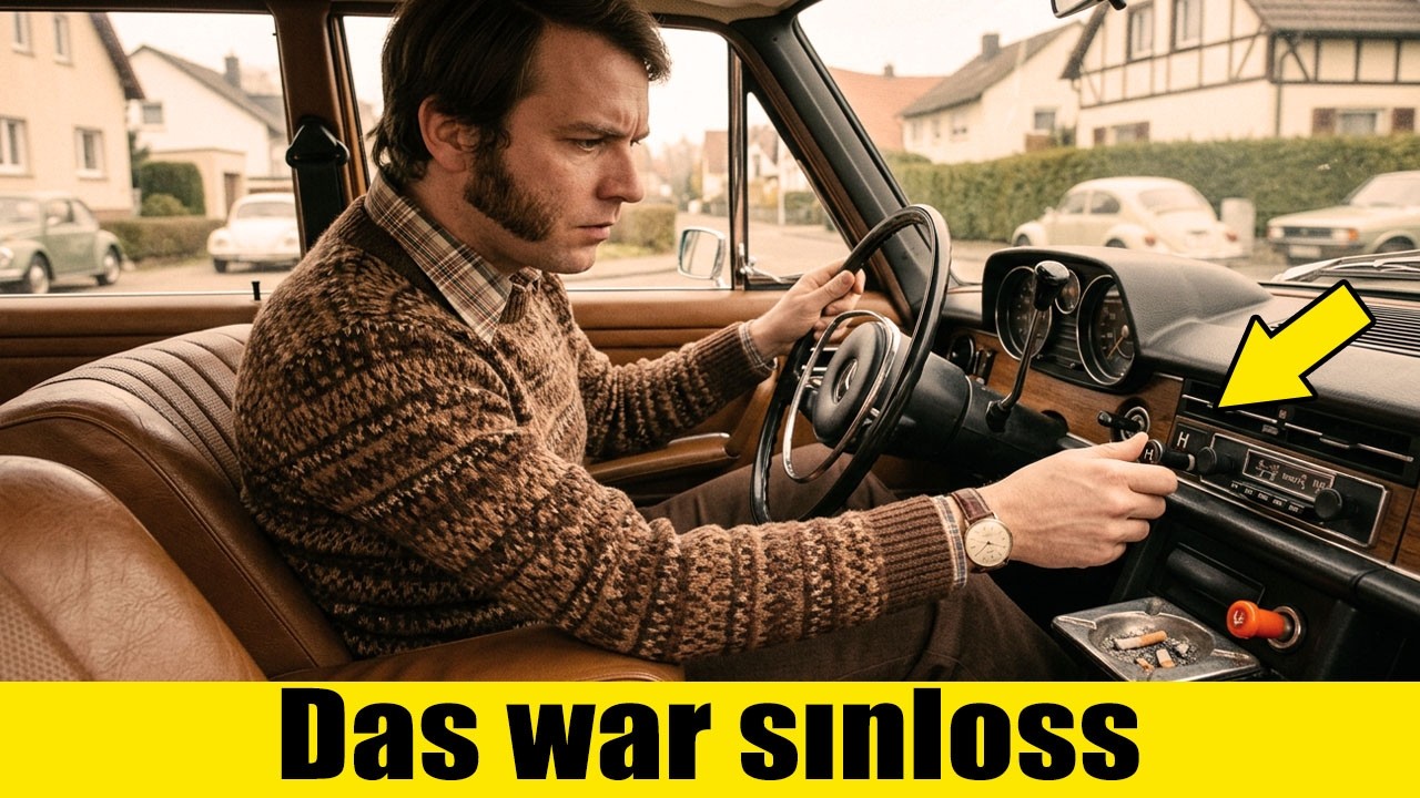 18 Dinge in deutschen Autos der 70er, die niemand mehr glaubt — aber sie waren NORMAL
