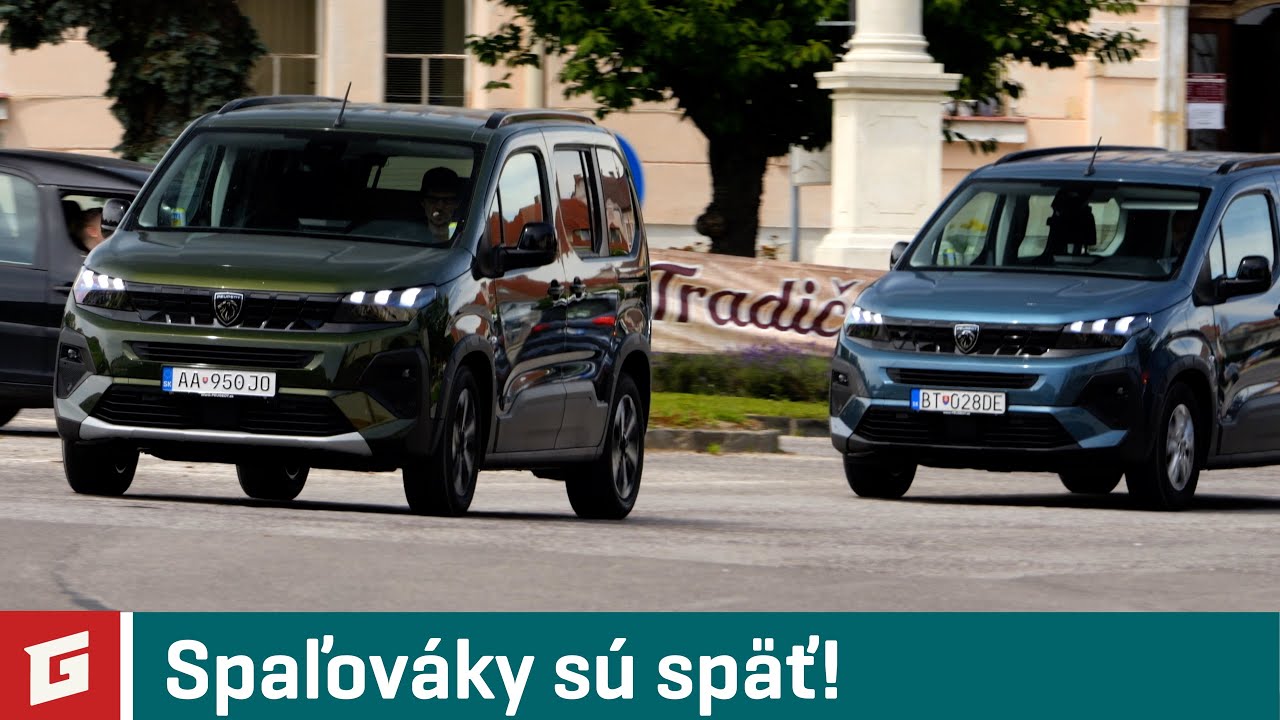 Nový PEUGEOT Rifter 1,5 BlueHDi - manuál vs. automat - Allure vs GT - GARAZ.TV