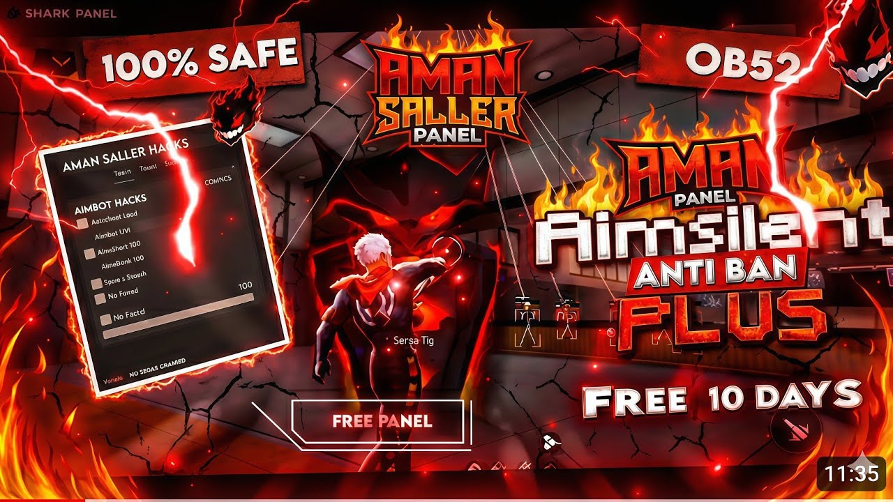 Aman seller vip panel new update full powerfull 💯 #ffpanel #ffhack #freefiremax 