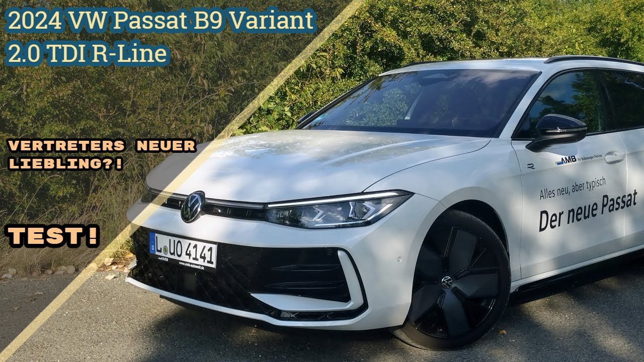 Vertreters NEUER LIEBLING?! 2024 VW Passat B9 Variant 2.0 TDI R-Line XXL Test! [POV]
