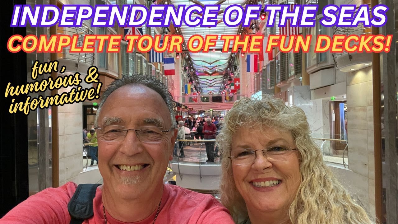 Полная экскурсия по кораблю Independence of the Seas! Где происходит всё самое интересное! Весело...