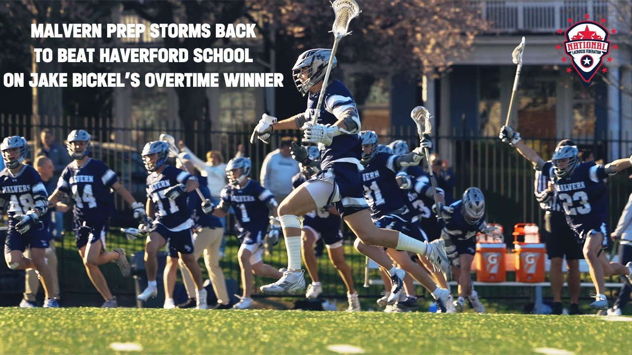 Jake Bickel Walks it Off for Malvern Prep in OT Against Haverford School!