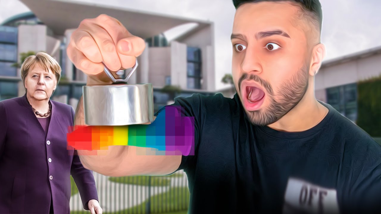 پشت دفتر رئیس جمهور آلمان مگنت فیشینگ کردم 🧲😅 | Magnetfishing Merkel