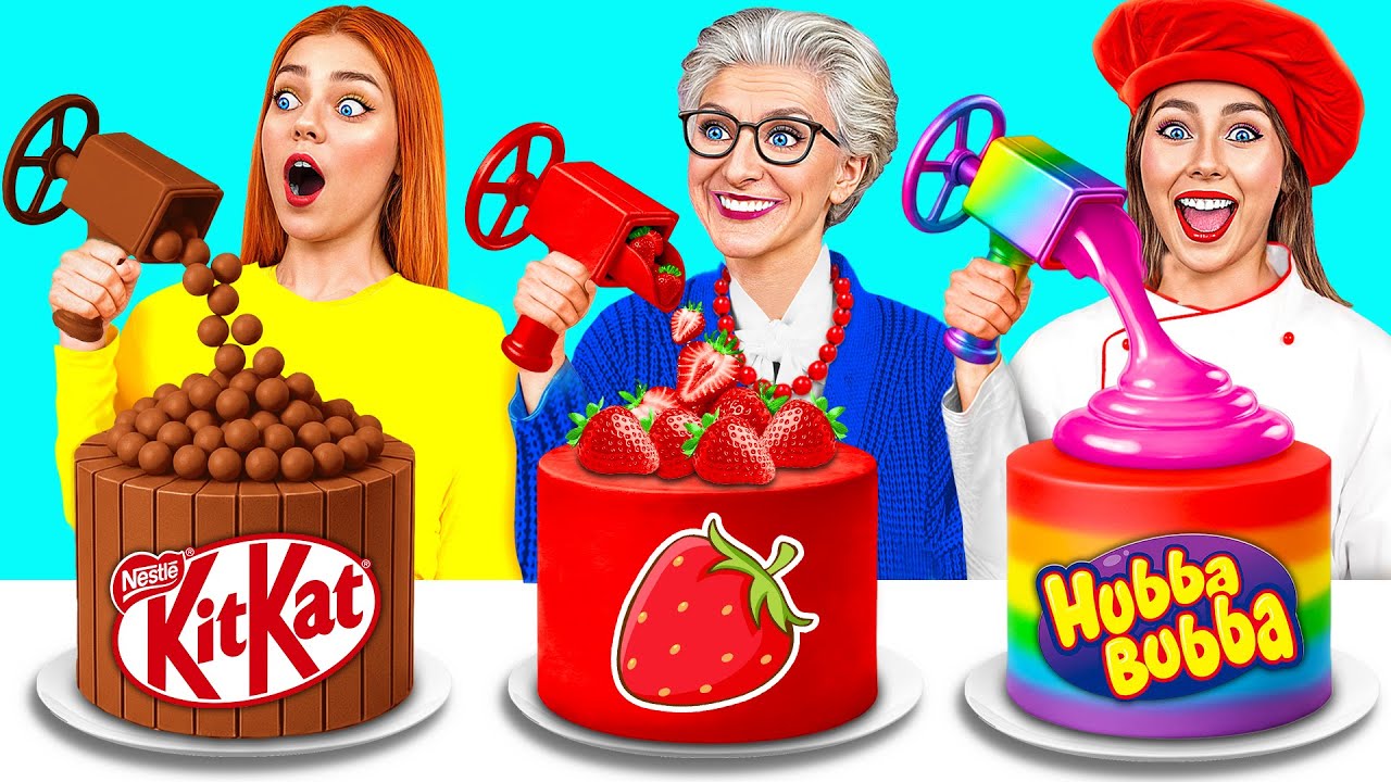 Reto De Cocina Yo vs Abuela | Trucos Culinarios Deliciosos de TeenDO Challenge