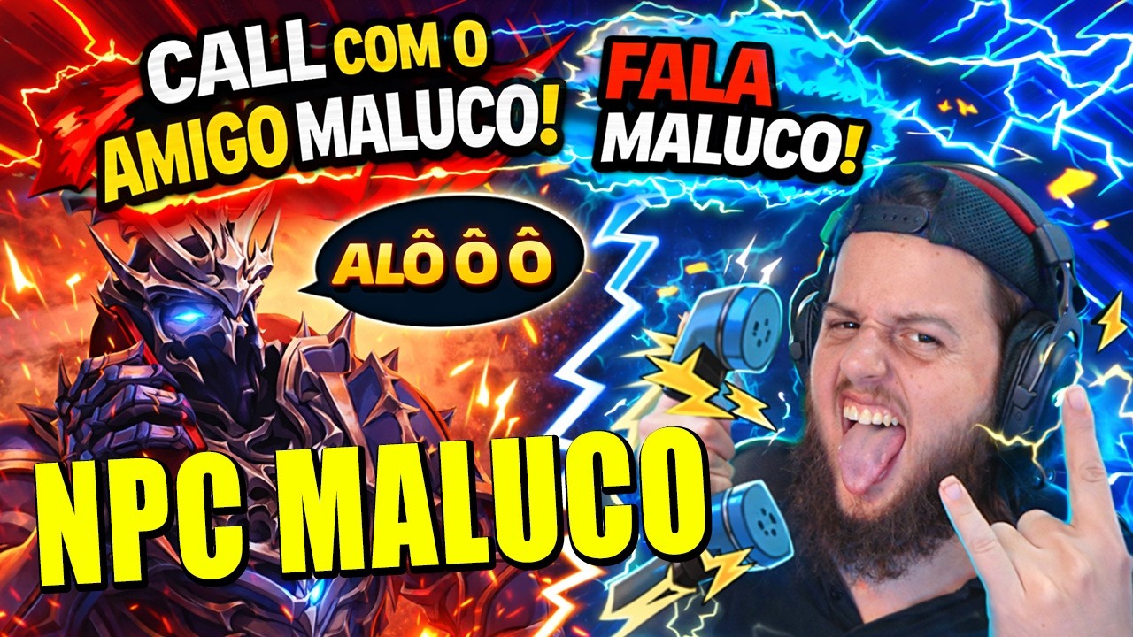 🤪 NPC MALUCO & RESENHA CONVENCENDO MEU AMIGO A JOGAR EM CALL  🤪  ARCANUM MU ONLINE SEASON 6 CUSTOM